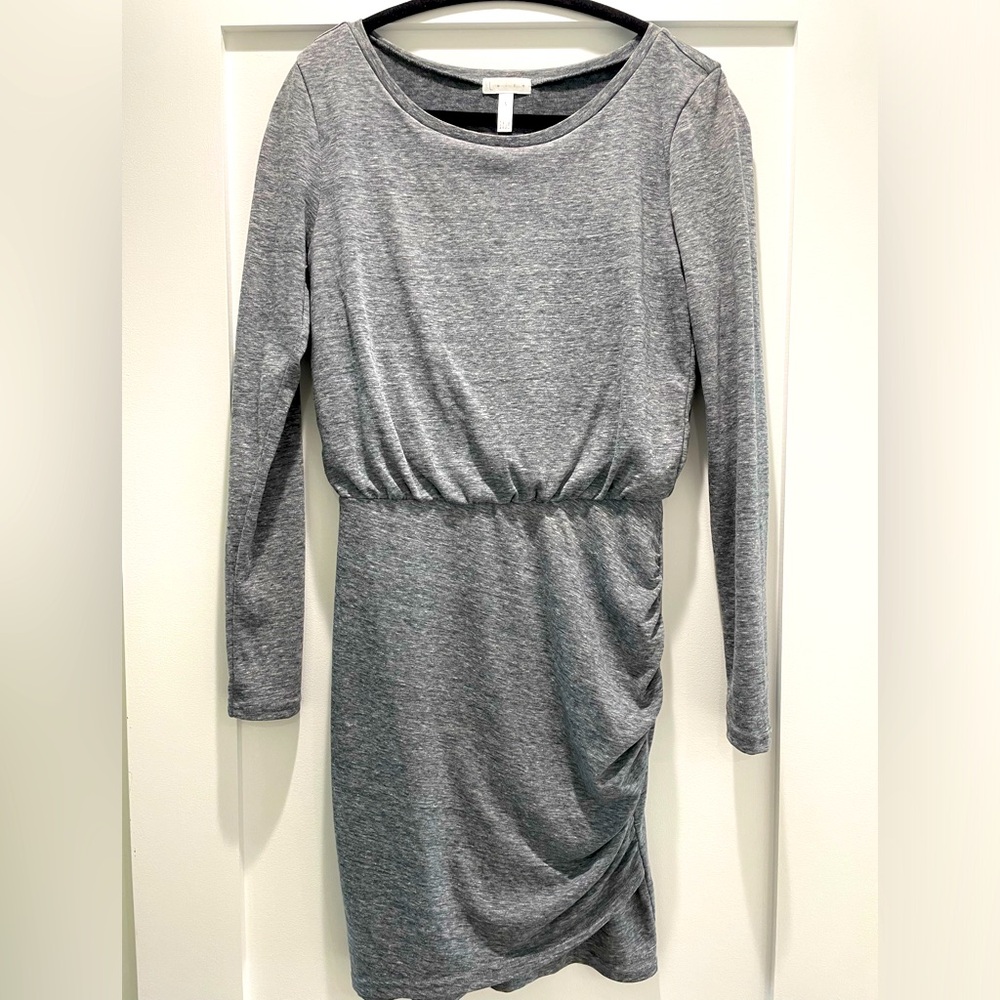 Leith knee length dress with ruching